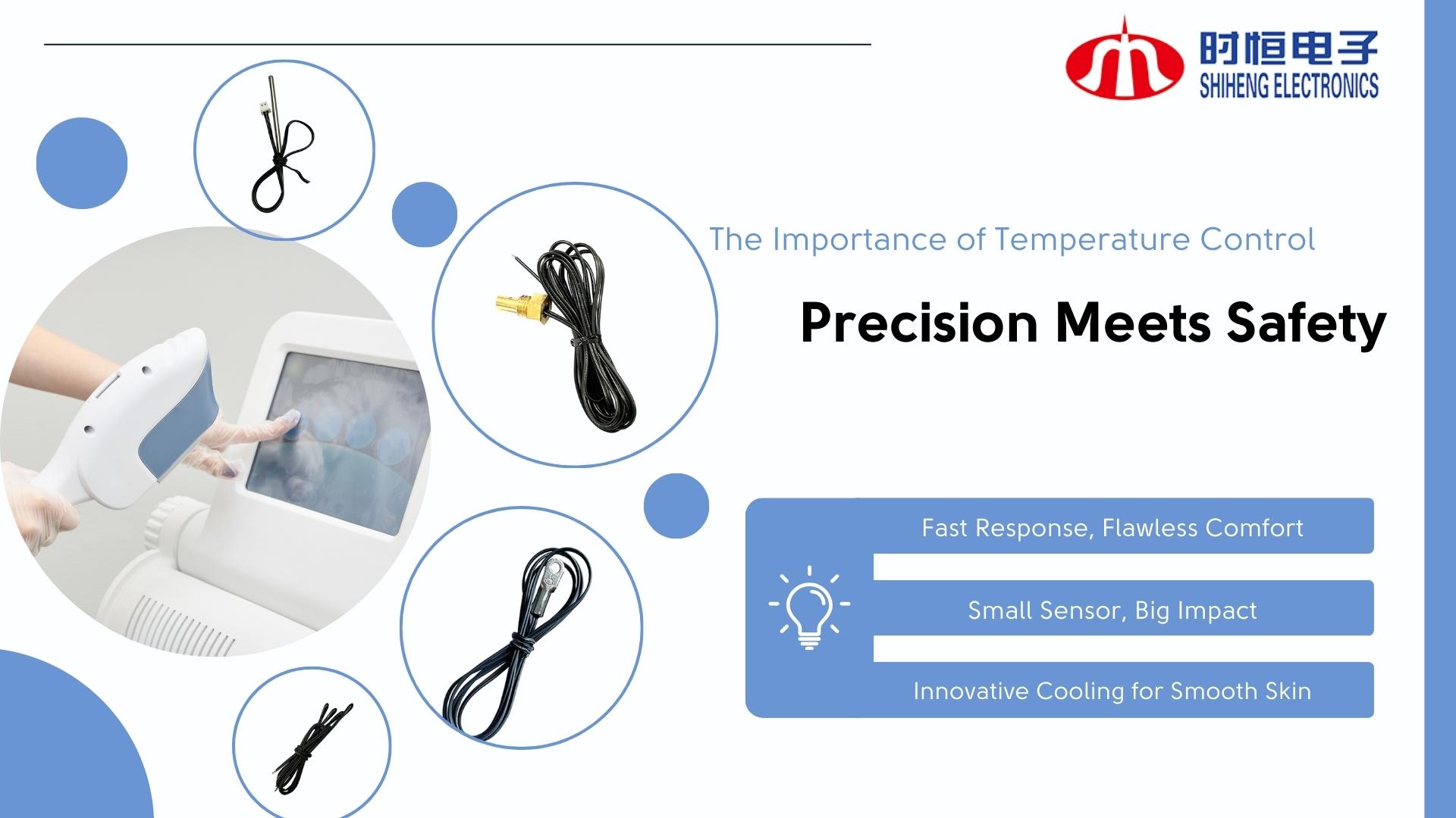 temperature sensor for ice point Hair Removal Devices